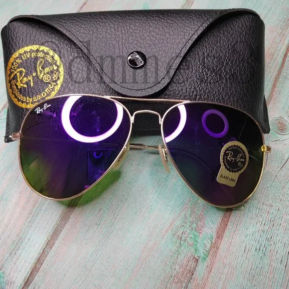 3026 Purple Aviator Sunglasses 62mm nwt Ray-Ban Ray-Ban | Accessories | Rayban 326 Purple Aviator Sunglasses  main image 3
